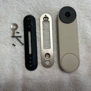 Google nest battery doorbell linen